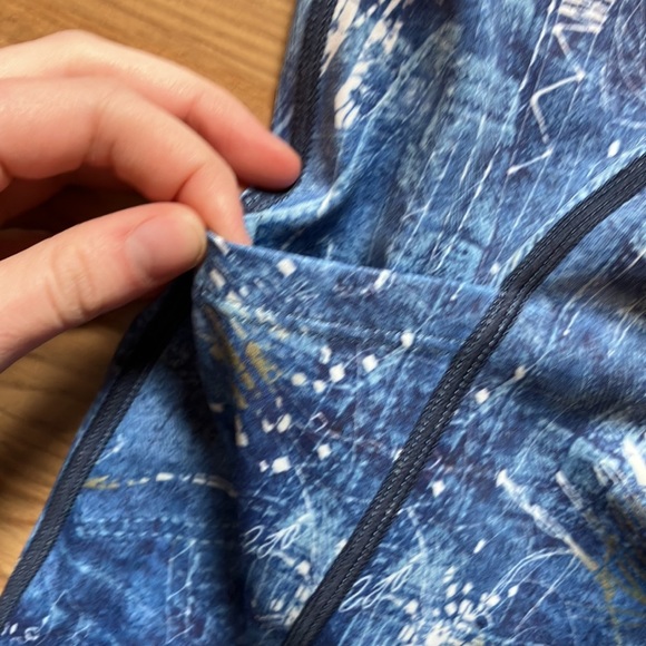 ZYIA Women’s Blue Leggings, Size 6/8 - Picture 5 of 6